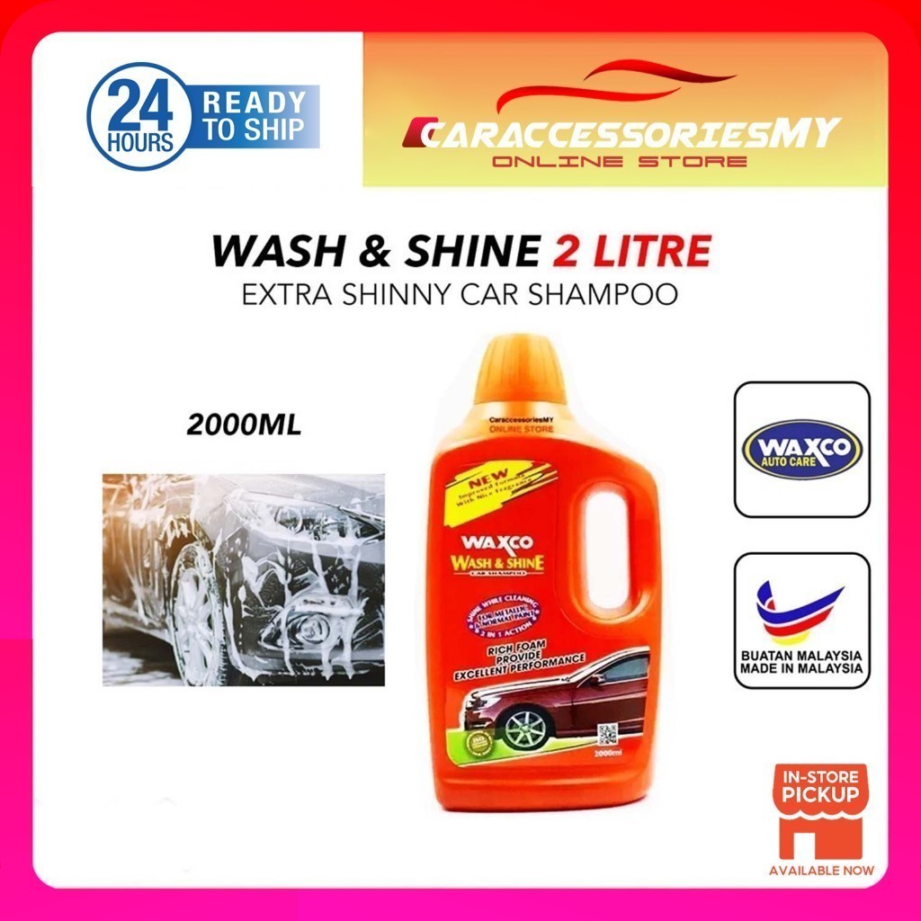 Waxco Wash Shine Car Shampoo L Sabun Cuci Kereta Shopee Malaysia