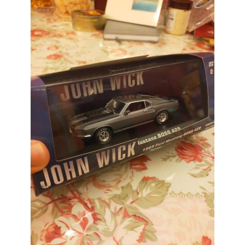 1 43 Greenlight John Wick Ford Mustang Boss Shopee Malaysia