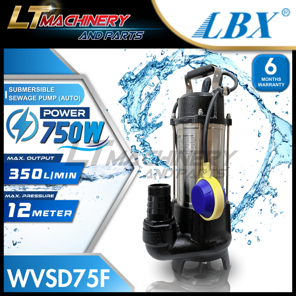 Lbx Automatic Submersible Sewage Pump W Hp Dirty Wastewater