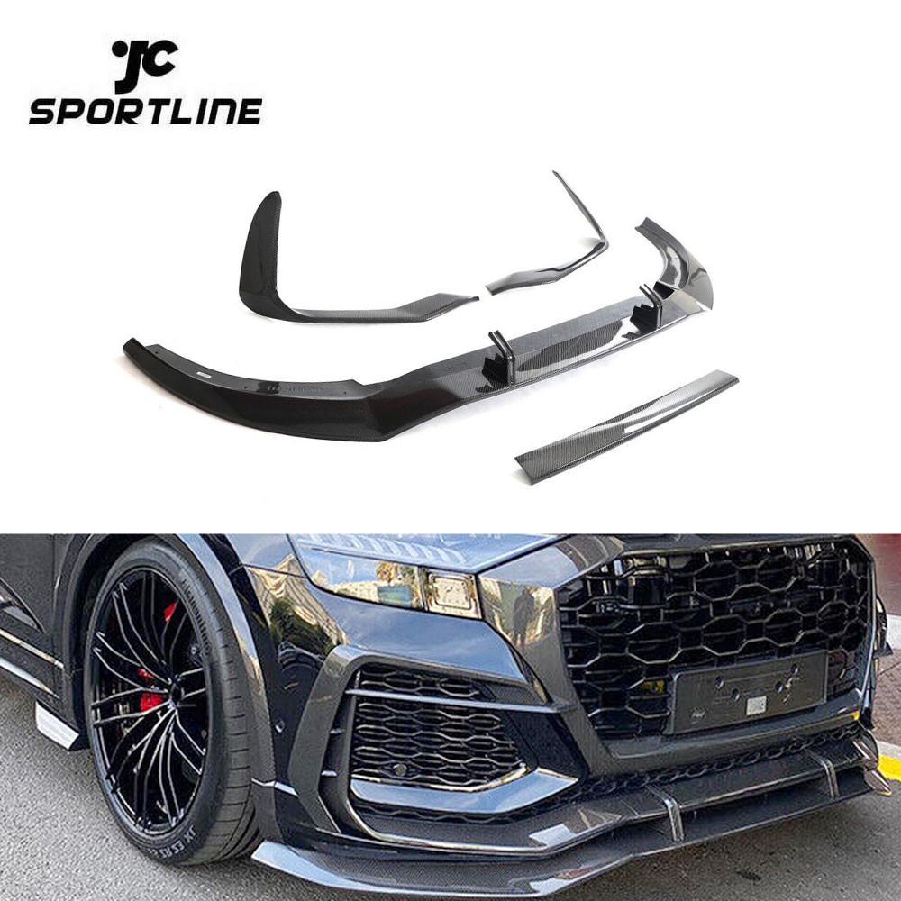 For Audi Rs Q Rsq Real Carbon Rear Front Bumper Splitter