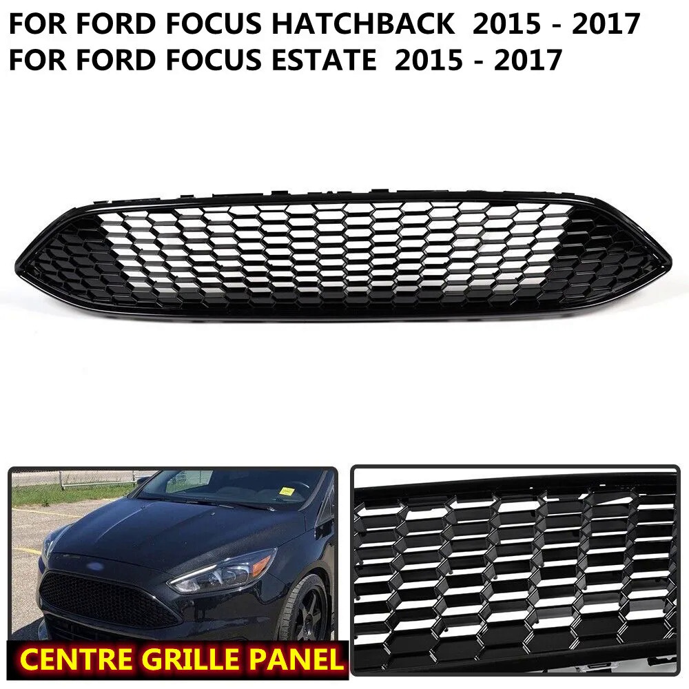 Car Front Bumper Honeycomb Mesh Centre Grill Panel Grille For Ford For