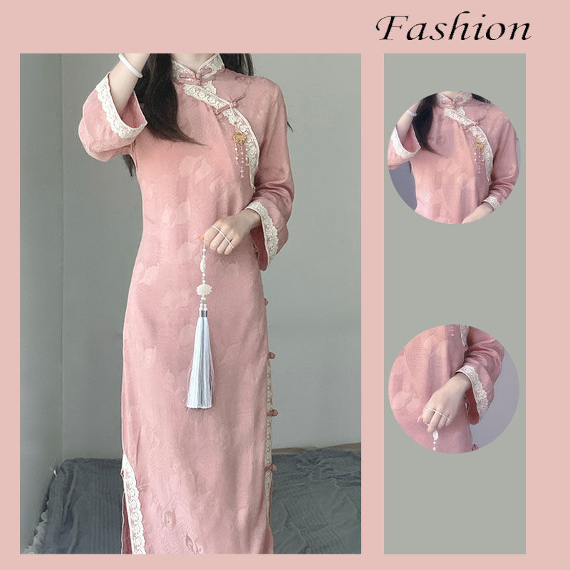 Chinese Style Retro Cheongsam Dress 24 Hours Delivery Shopee Malaysia