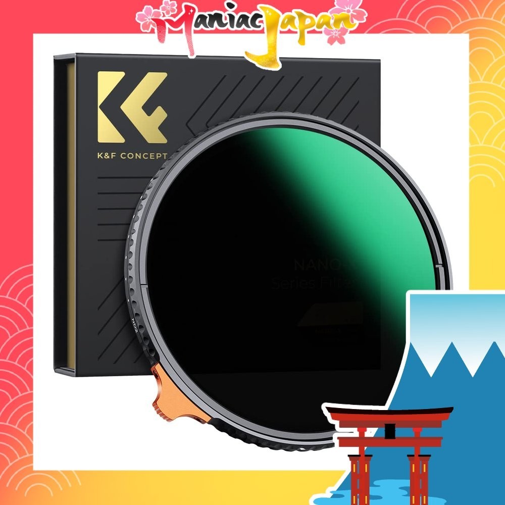 K F Concept Variable ND Filter ND2 ND400 Made In Japan AGC Optical