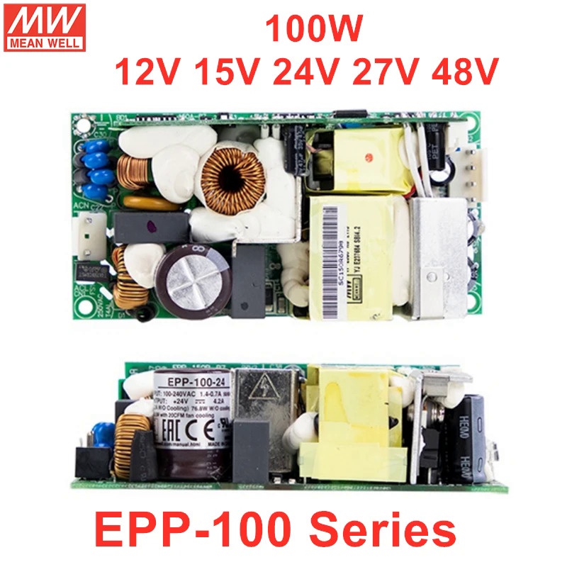 Mean Well Pcb Style Epp Series W Ac Dc Module Type Power Supply