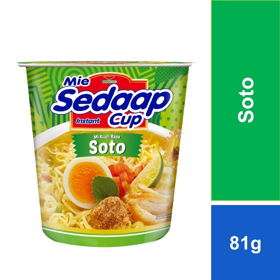 Mi Sedaap Soup Soto Cup G Shopee Malaysia