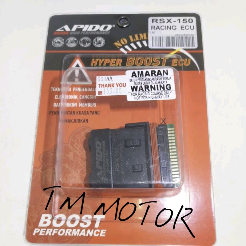 APIDO Hyper Boost ECU SRL115FI V1 RS150 Y15ZR V1 RSX150 EGO S FI