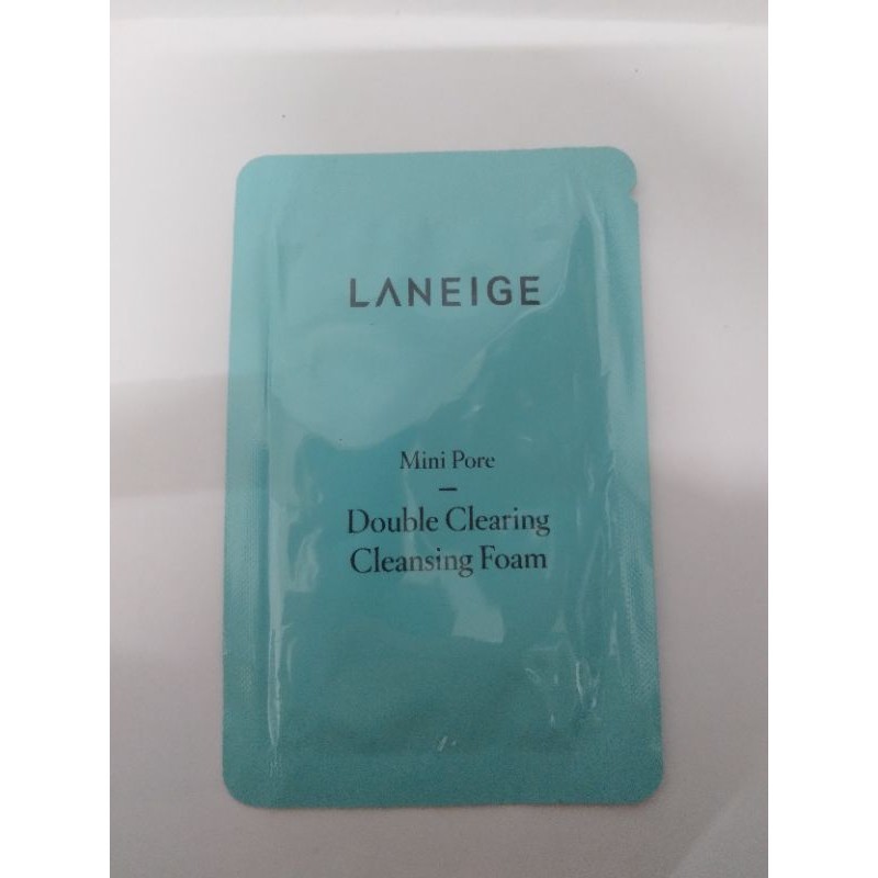 Laneige Mini Pore Double Clearing Cleansing Foam 4ml Shopee Malaysia