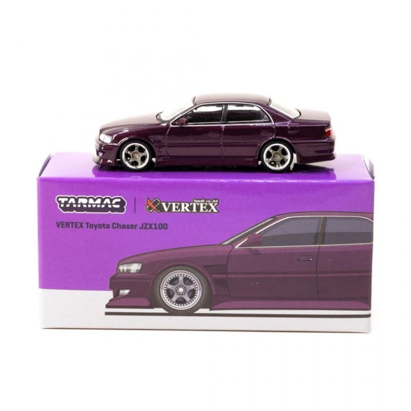 Tarmac Works Vertex Toyota Chaser Jzx Purple Metallic Shopee Malaysia