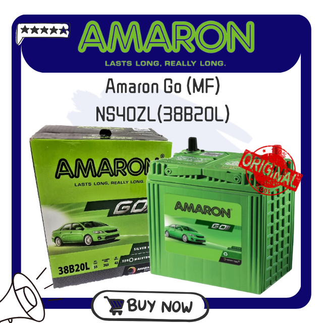 Ns Zl Amaron Car Battery Mf Ns Pos By J T Amaron Car Batteries