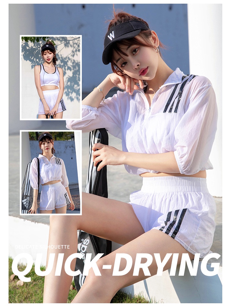 Ready Stock Swimming Suit Women Bikini Set Swimsuit Lady PCS Split Sexy Murah Sport Swimwear