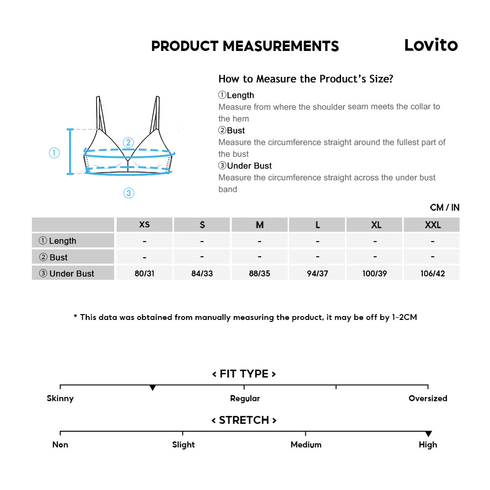 Lovito Sexy Bikini Top Marble Tie Back Bikini Top For Women LNL41019