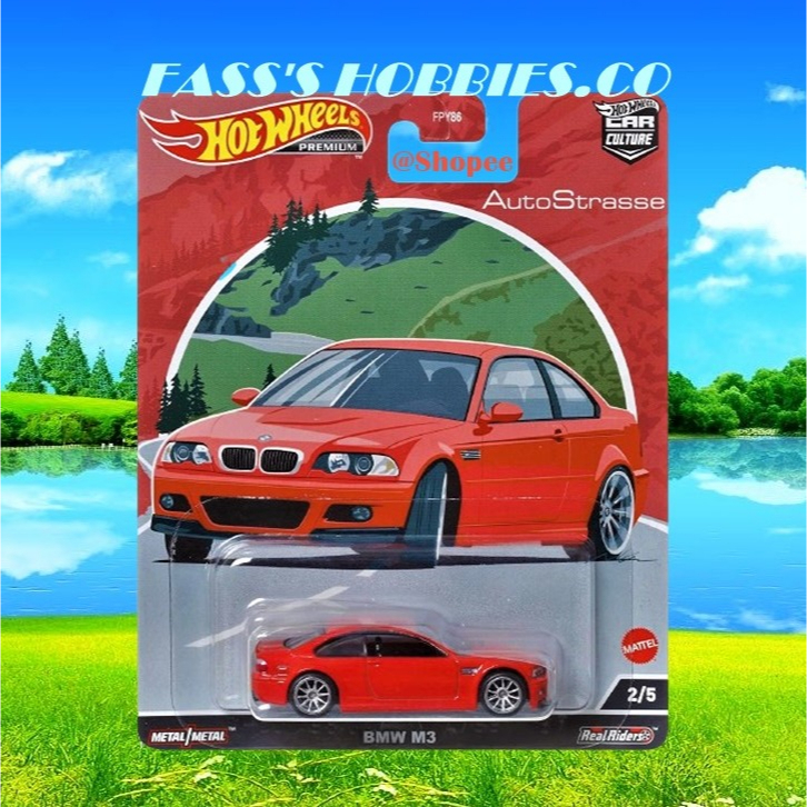 P E Hot Wheels Ready Stock Premium Auto Strasse Bmw M E Red Bmw