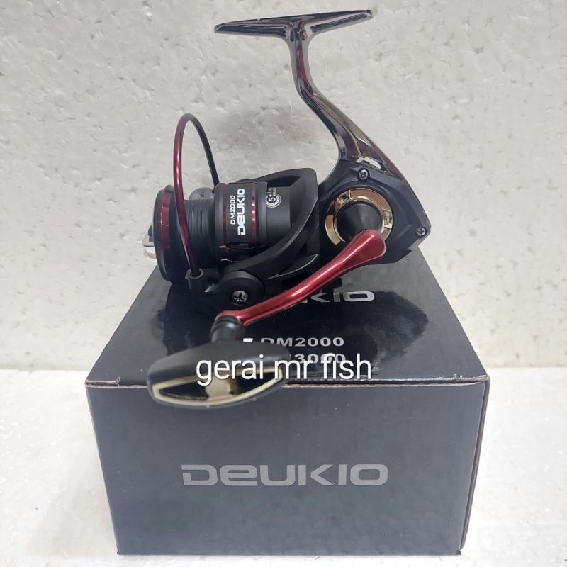 Mesin Pancing Deukio Sw Dm Spinning Fishing Reel Metal Body