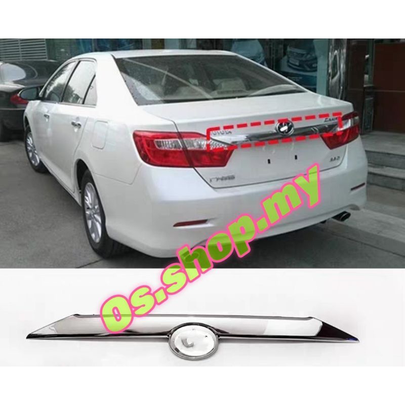 Toyota Camry Acv Rear Bonnet Boot Bonet Garnish Chrome