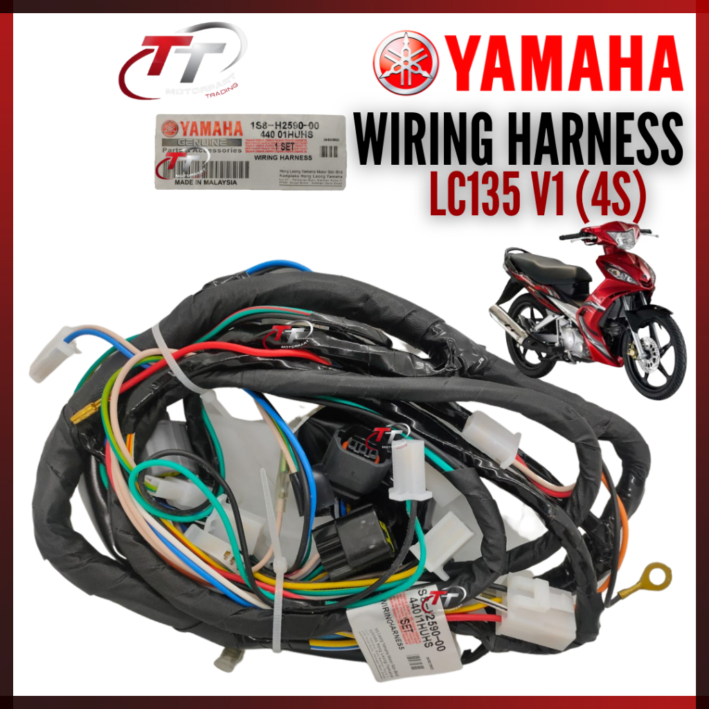 LC135 V1 V2 V3 V4 V5 V6 V7 4S 5S SPEED LC 135 ES CLUTCH WIRING HARNESS