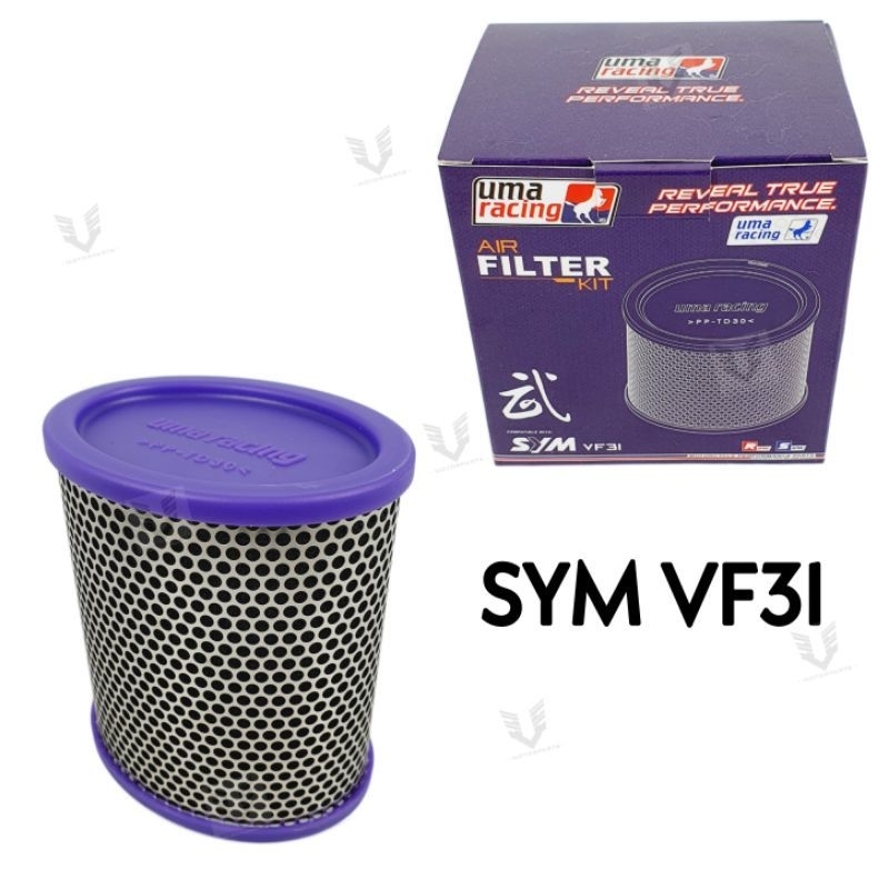 Uma Racing High Flow Air Filter Dual Kit For Y Zr V V R V Nvx