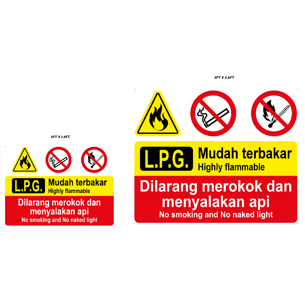 PAPAN TANDA ACP SIGNAGE LPG STORE Shopee Malaysia