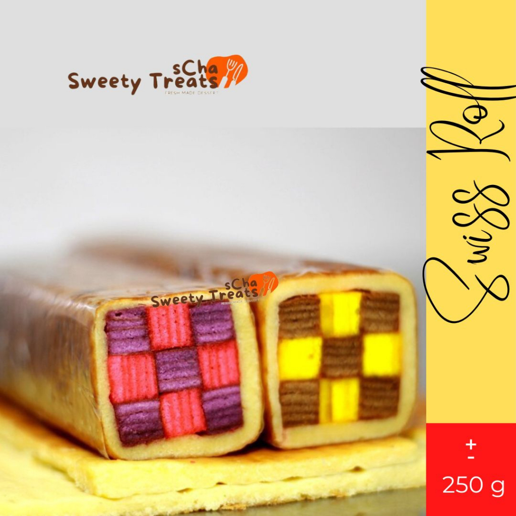 Kek Lapis Sarawak Swiss Roll Blended With Margarine Loaf