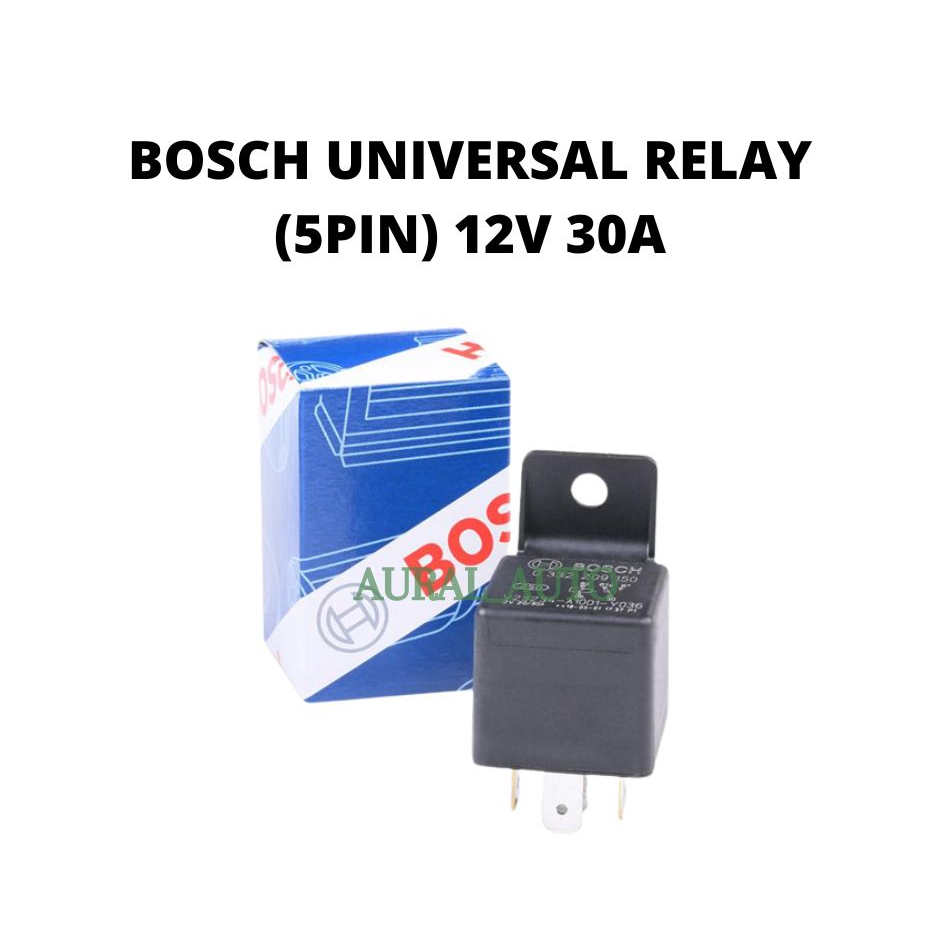 Bosch Relay 5pin Universal Automotive Car Relay Genuine 12V 30A 5 PIN