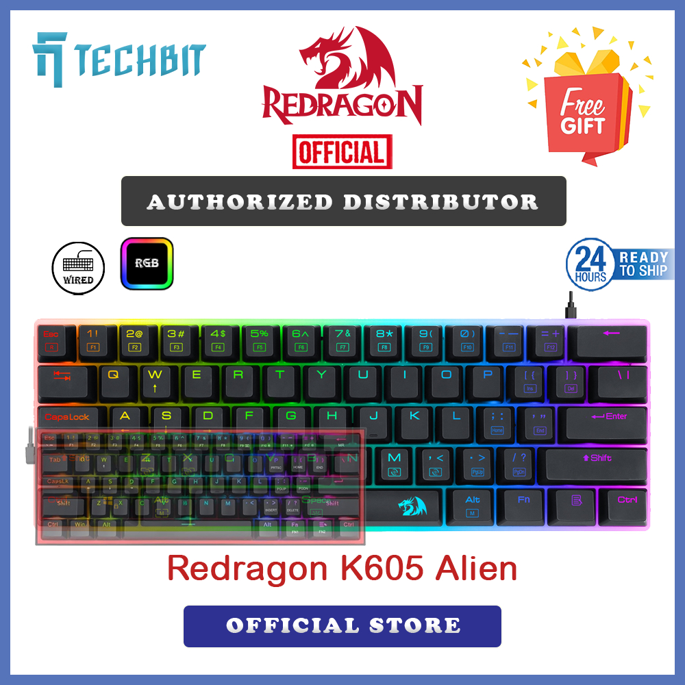 Redragon K605 Alien Super Giant Large Keyboard Shopee Malaysia