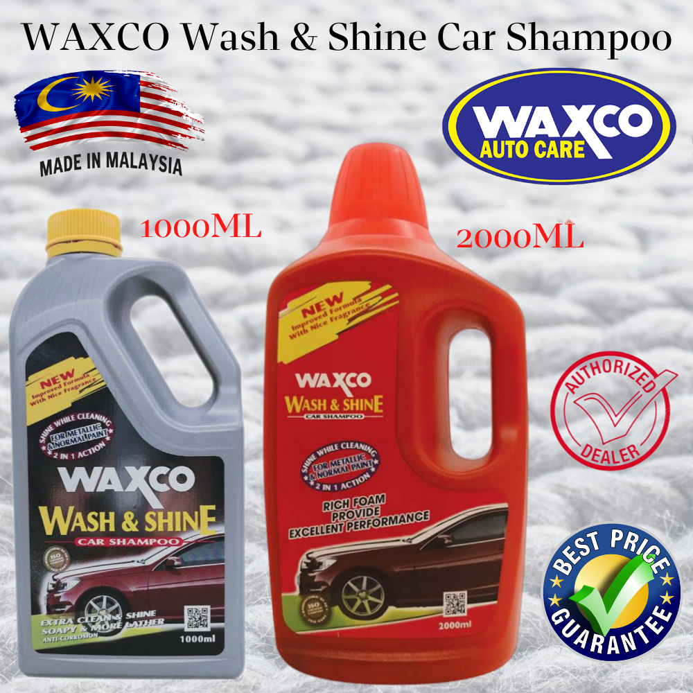 Waxco Wash Shine Car Shampoo Ml Ml Shopee Malaysia