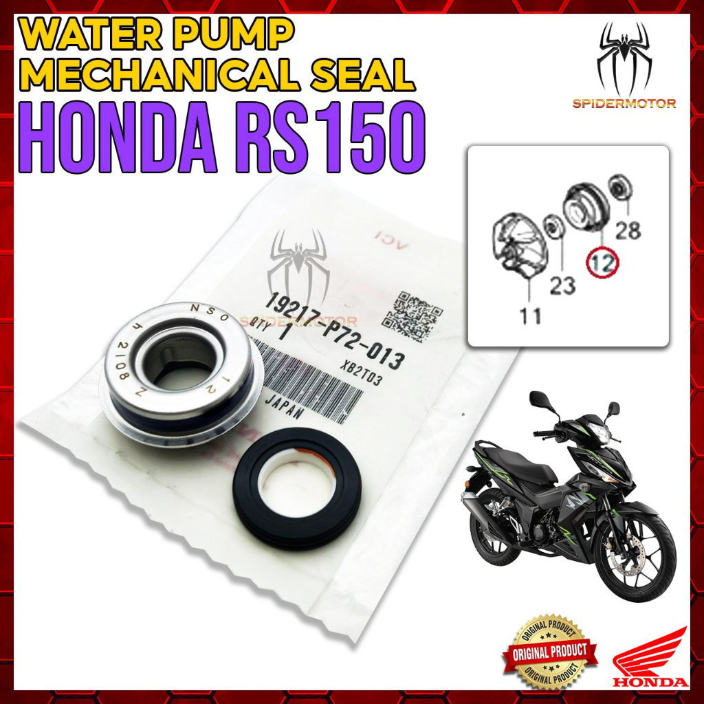 Original Honda Rs Rsx Water Pump Mechanical Seal