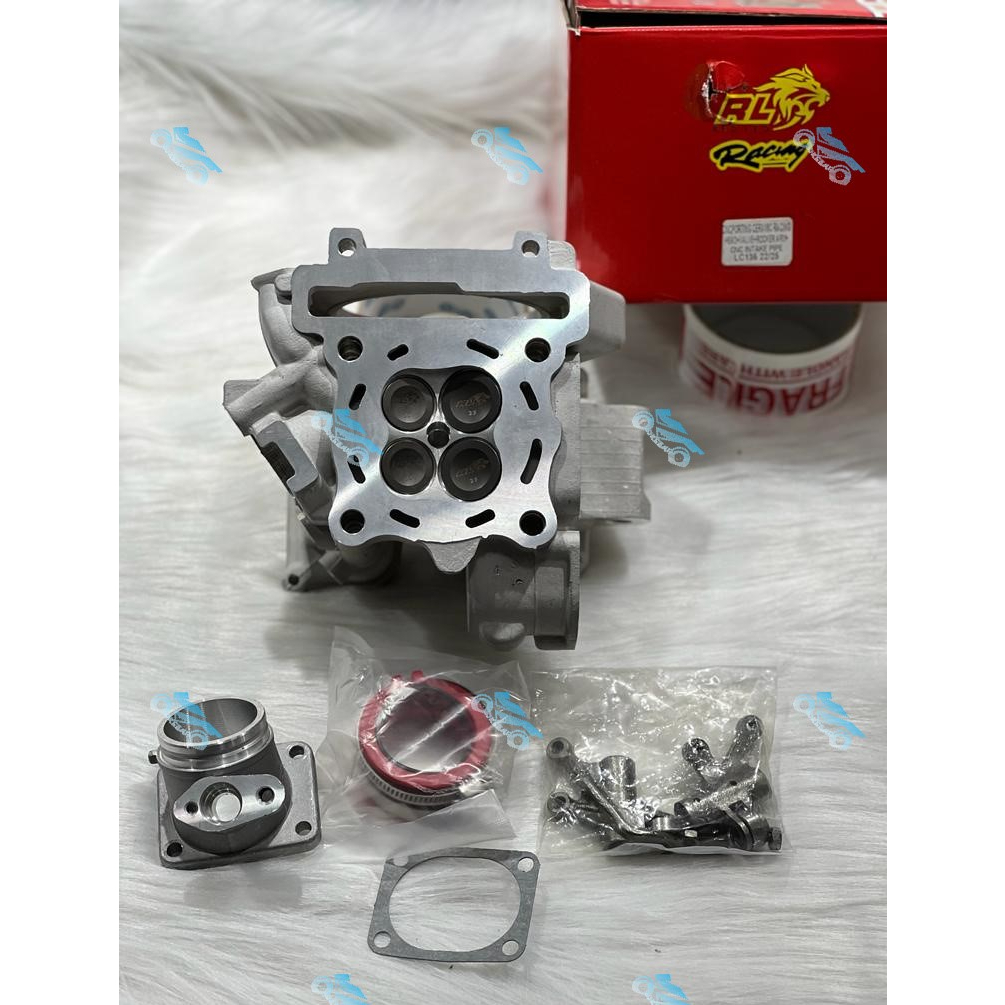 RED LEO CNC PORTING CERAMIC HEAD VPRO Y15ZR Y15 LC135 LC 22 25