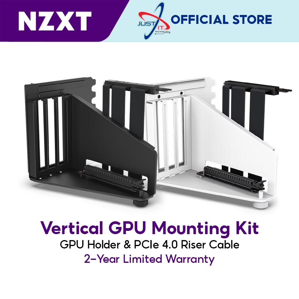 NZXT VERTICAL GPU MOUNTING KIT BLACK WHITE GPU Holder PCIe 4 0