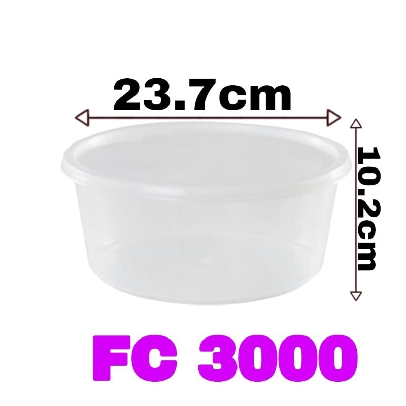 Felton Disposable Round Food Container Fc Pcs Felton