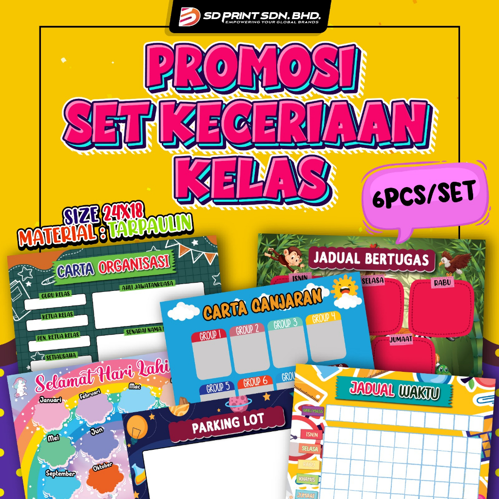 SET KECERIAAN KELAS Shopee Malaysia