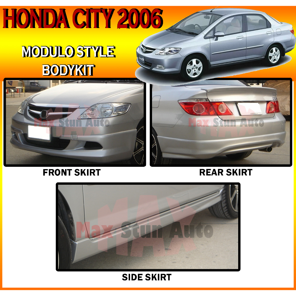 HONDA CITY 2006 MDL BODYKIT MDL BUMPER SKIRT LIP FOR CITY 2006 2007