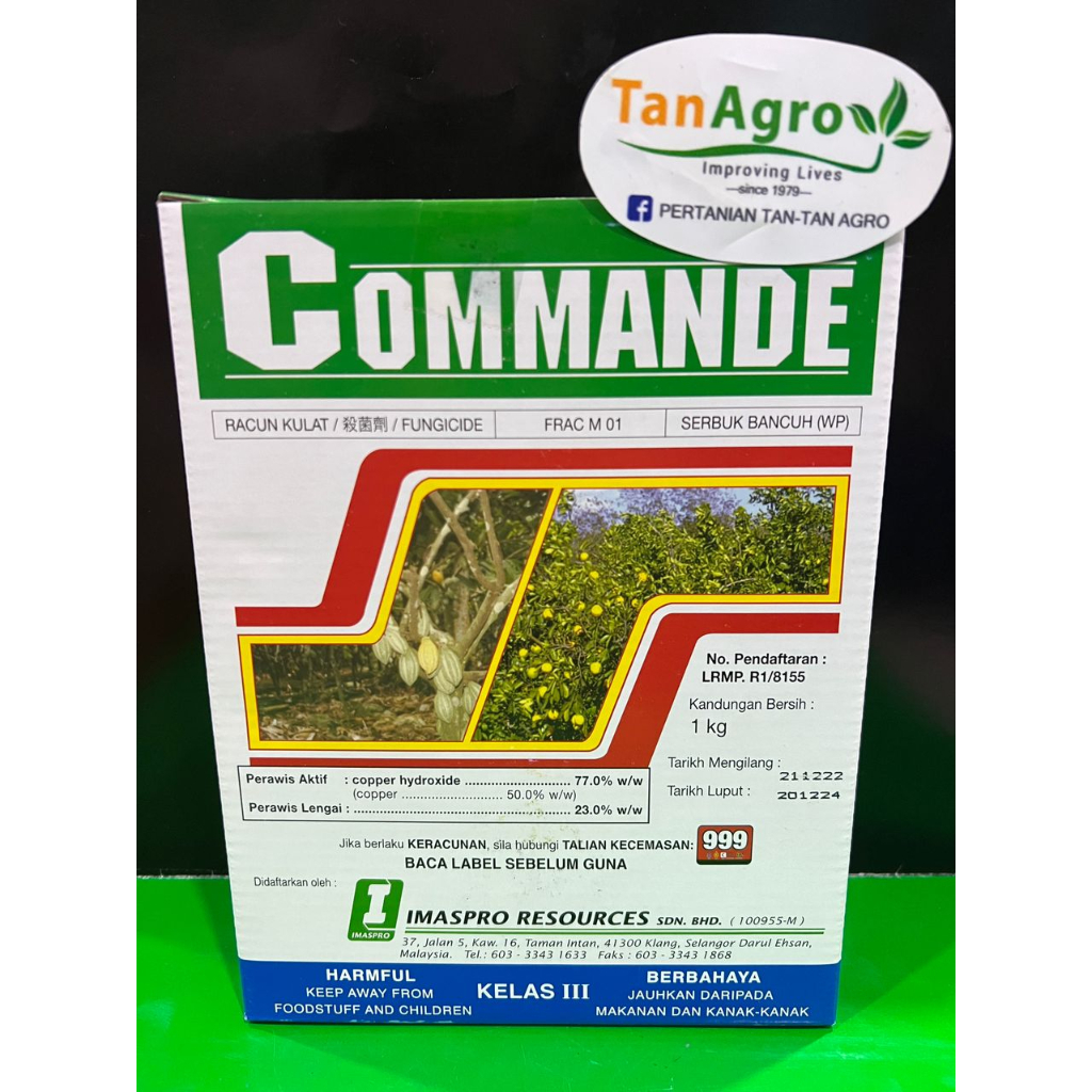 ORIGINAL Fungicide Imaspro Commande A I Copper Hydroxide 77 0