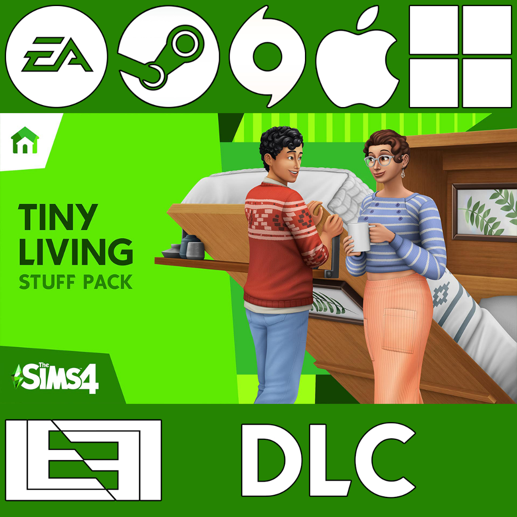 The Sims 4 Tiny Living Stuff Pack Mac Win Online EA Origin Steam