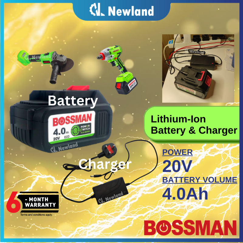 Bossman V Ah Lithium Ion Battery Bbe Ev Eco Series Cordless