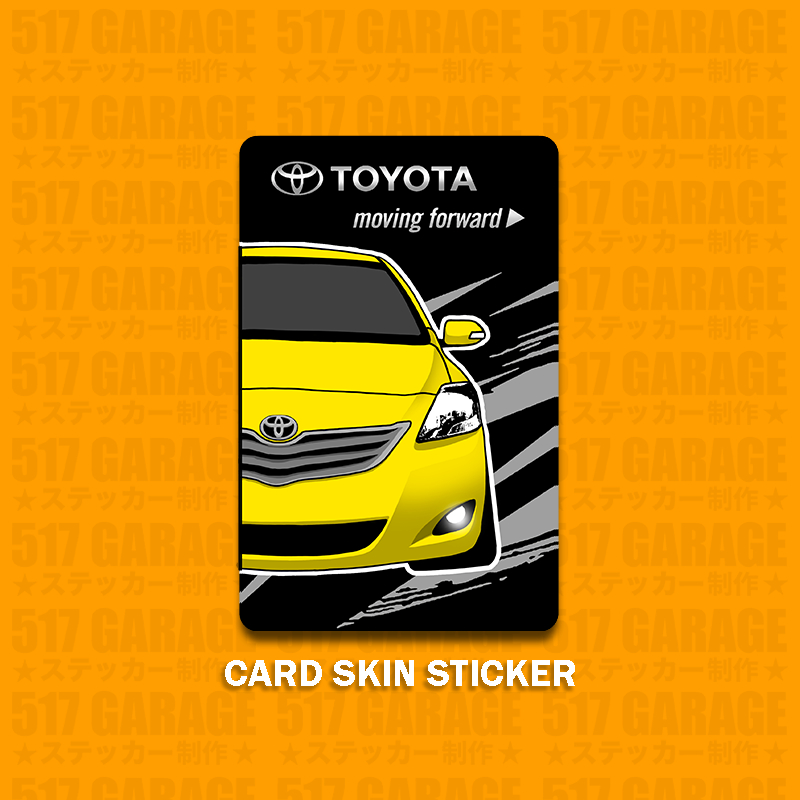 TOYOTA VIOS 2ND GEN ATM CARD STICKER TOUCHXGO STICKER T G STICKER