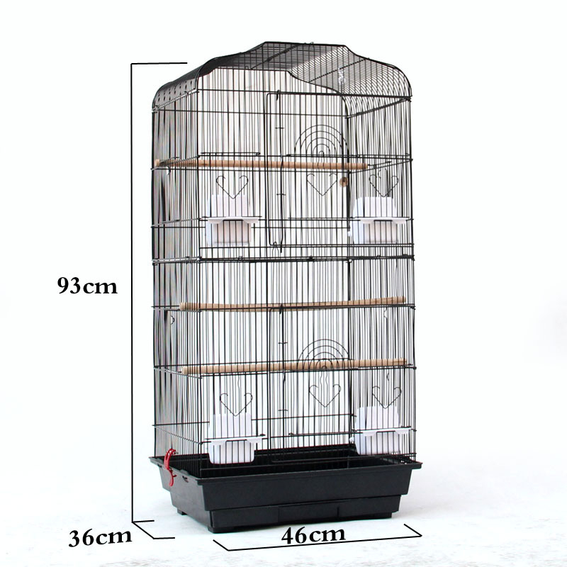 Large Metal Bird Cage For Budgie Sangkar Sugar Glider Tupai Squirrel Or