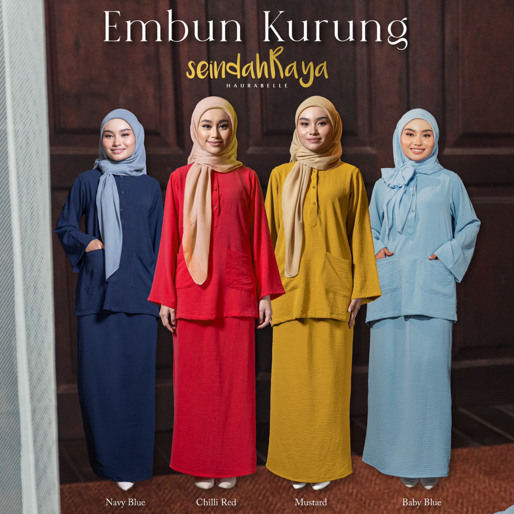 Ready Stock Embun Kurung By Haurabelle Shopee Malaysia