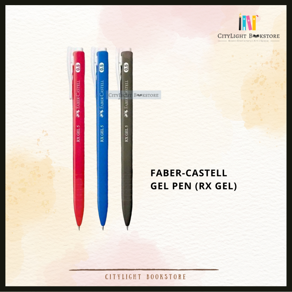 CITYLIGHT Stationery FABER CASTELL RX Gel Pen Shopee Malaysia