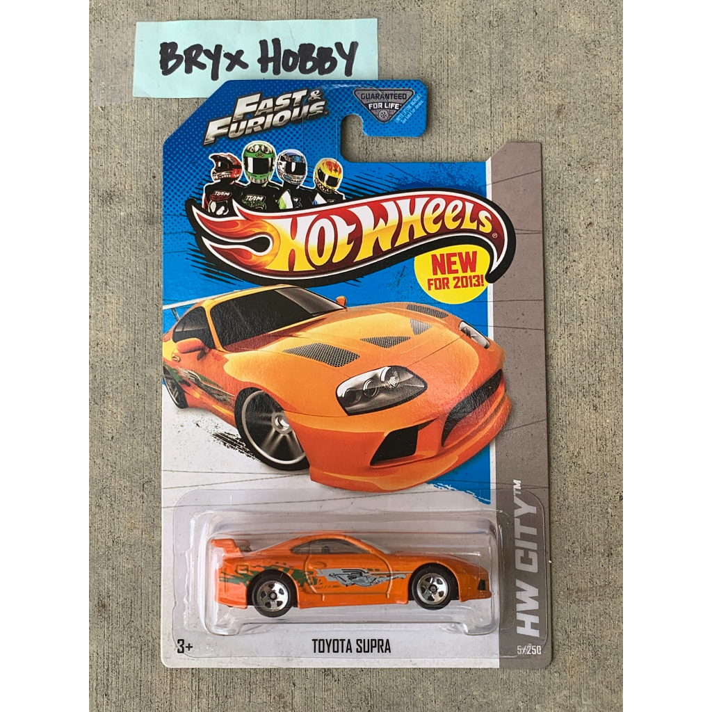 Hot Wheels US Carded 2013 HW City Fast Furious Toyota Supra 5 X1631