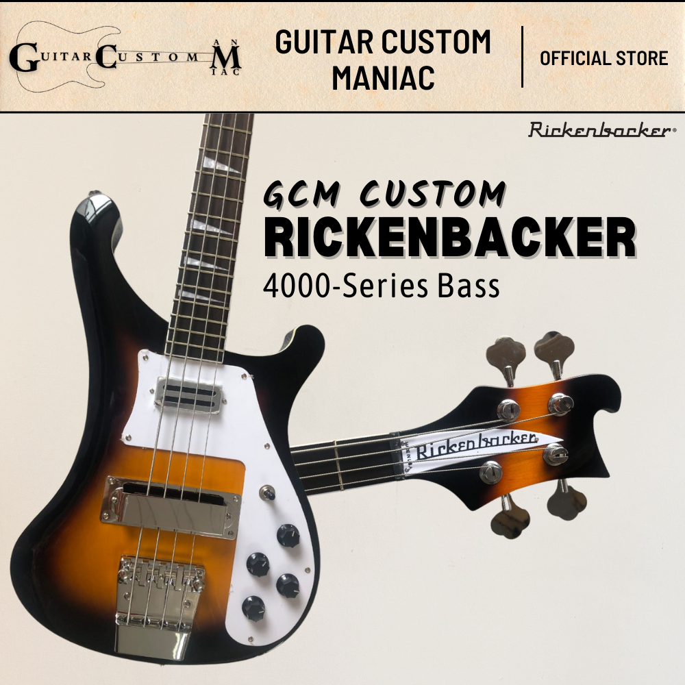 Preorder Gcm Custom Made Rickenbacker Series Custom Bass Shopee