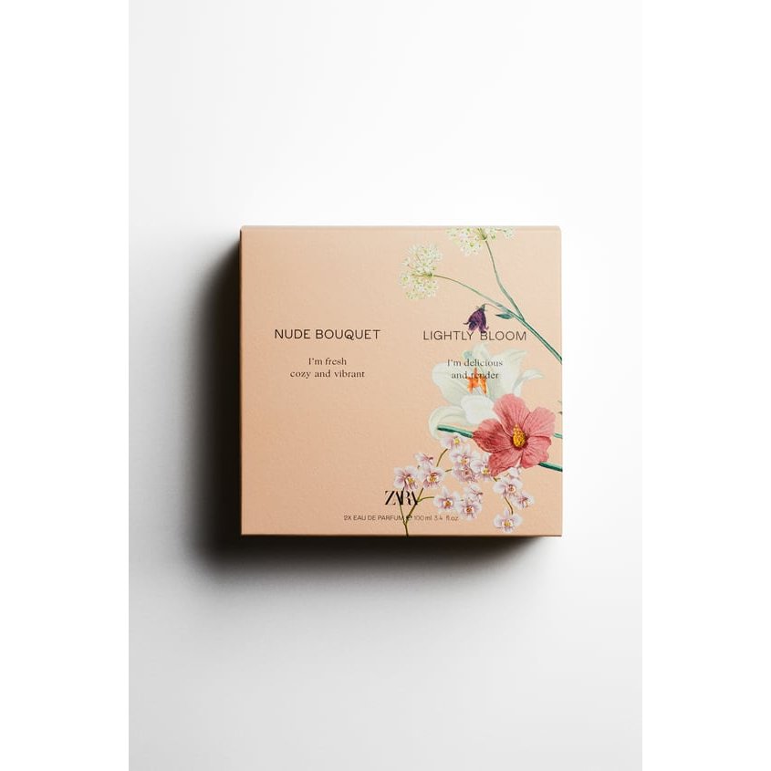 ORIGINAL ZARA NUDE BOUQUET X LIGHTLY BLOOM EDP 100ML 3 38 OZ