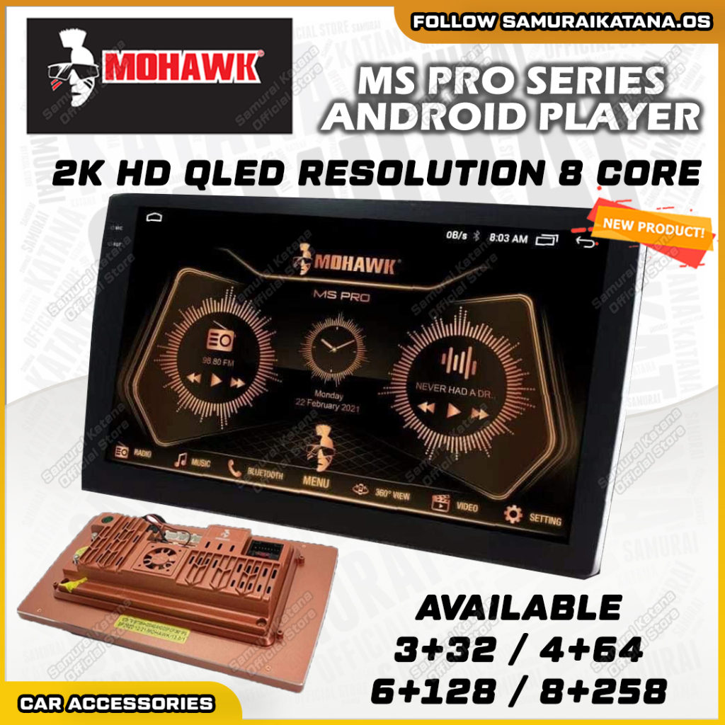 Mohawk Ms Pro Series K Resolution Qled Camera Car Android Player