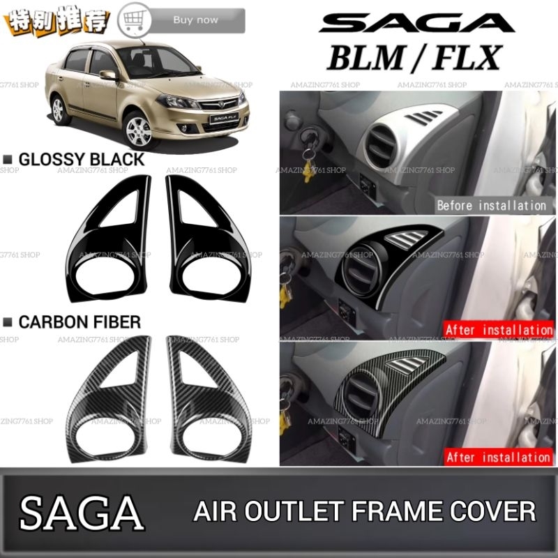 Amazing Proton Saga Blm Flx Dashboard Air Outlet Frame Panel Cover