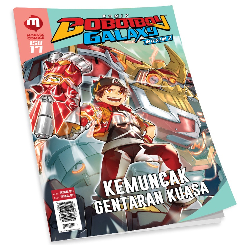 Qr Book Station Komik Boboiboy Galaxy Musim Isu Kemuncak