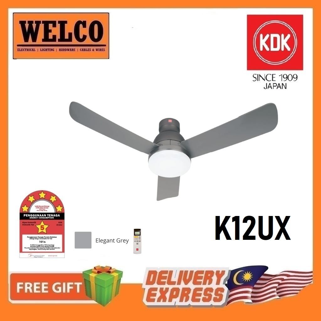 Kdk Cm Nikko Junior Series Remote Control Ceiling Fan With Led