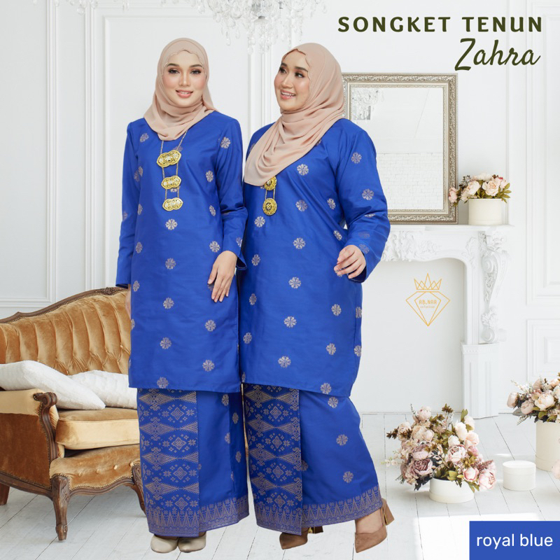 Songket Plus Size Baju Kurung Songket Kurung Moden Songket Bunga Tabur