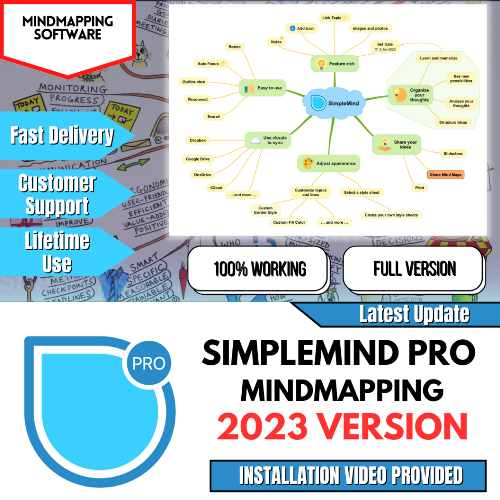 Window And Mac Simplemind Dekstop Pro Mind Mapping Pc Software