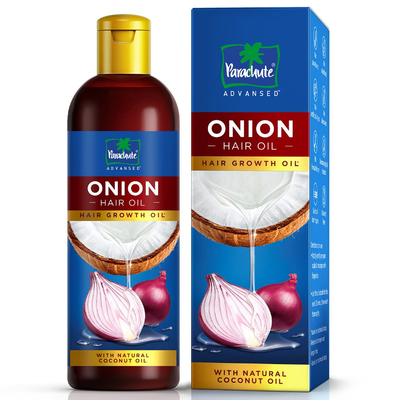 Parachute Advansed Onion Hair Oil For Hair Growth And Hair Fall Control