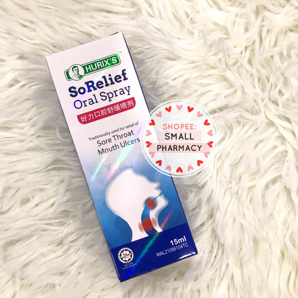 Hurix S SoRelief Oral Spray 15ml 604206 Shopee Malaysia