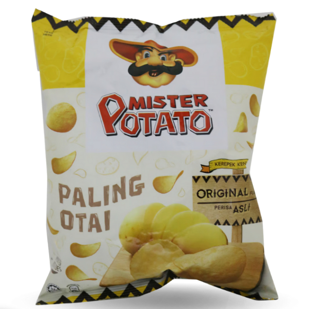 Mister Potato Chips Assorted G Original Bbq Hot Spicy Shopee